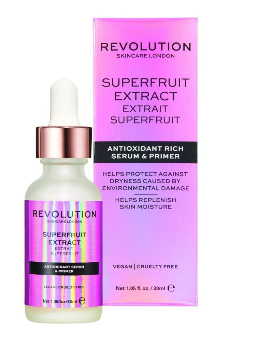 Revolution Skincare Superfruit Antioxidant Rich Serum & Primer 30 Ml